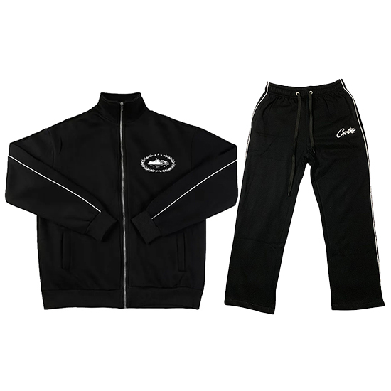 Chándal Negro Con Cremallera Corteiz Chándal Negro Con Cremallera Corteiz