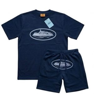 Conjunto Corto Corteiz Azul Oscuro