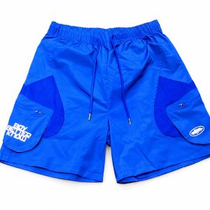 Corteiz X BBK shorts azul