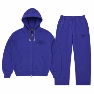 Chándal Corteiz Island Knockout Azul Índigo