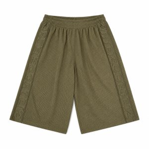 Corteiz Dem Pro Mesh Short Oliva