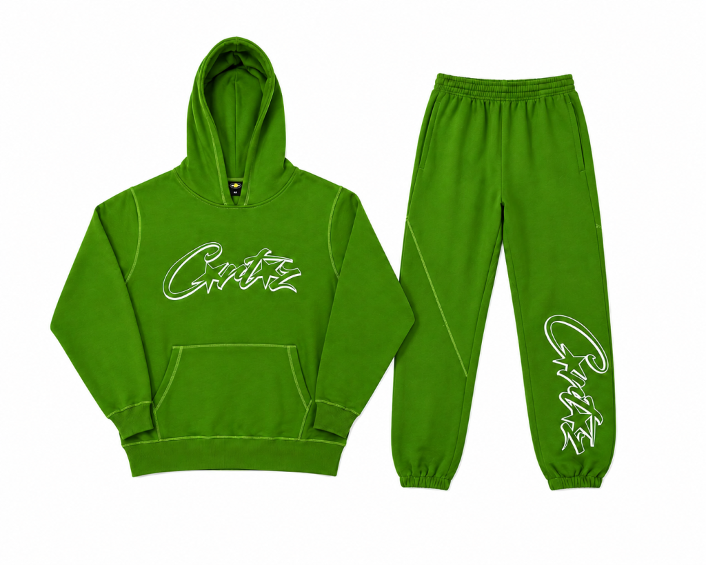 Chándal Corteiz Dropout Verde