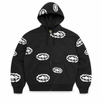Sudadera Corteiz x Denim Tears Island Wreath Negra