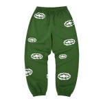 Pantalones Corteiz x Denim Tears Island Wreath Verdes