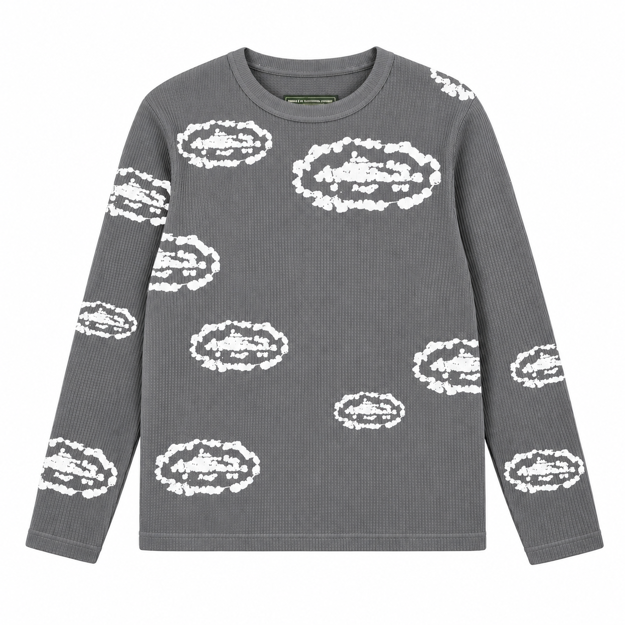 Jersey Corteiz x Denim Tears Island Wreath Gris Jersey Corteiz x Denim Tears Island Wreath Gris