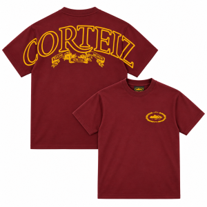 Camiseta Corteiz Royale Heavyweight Color Burdeos
