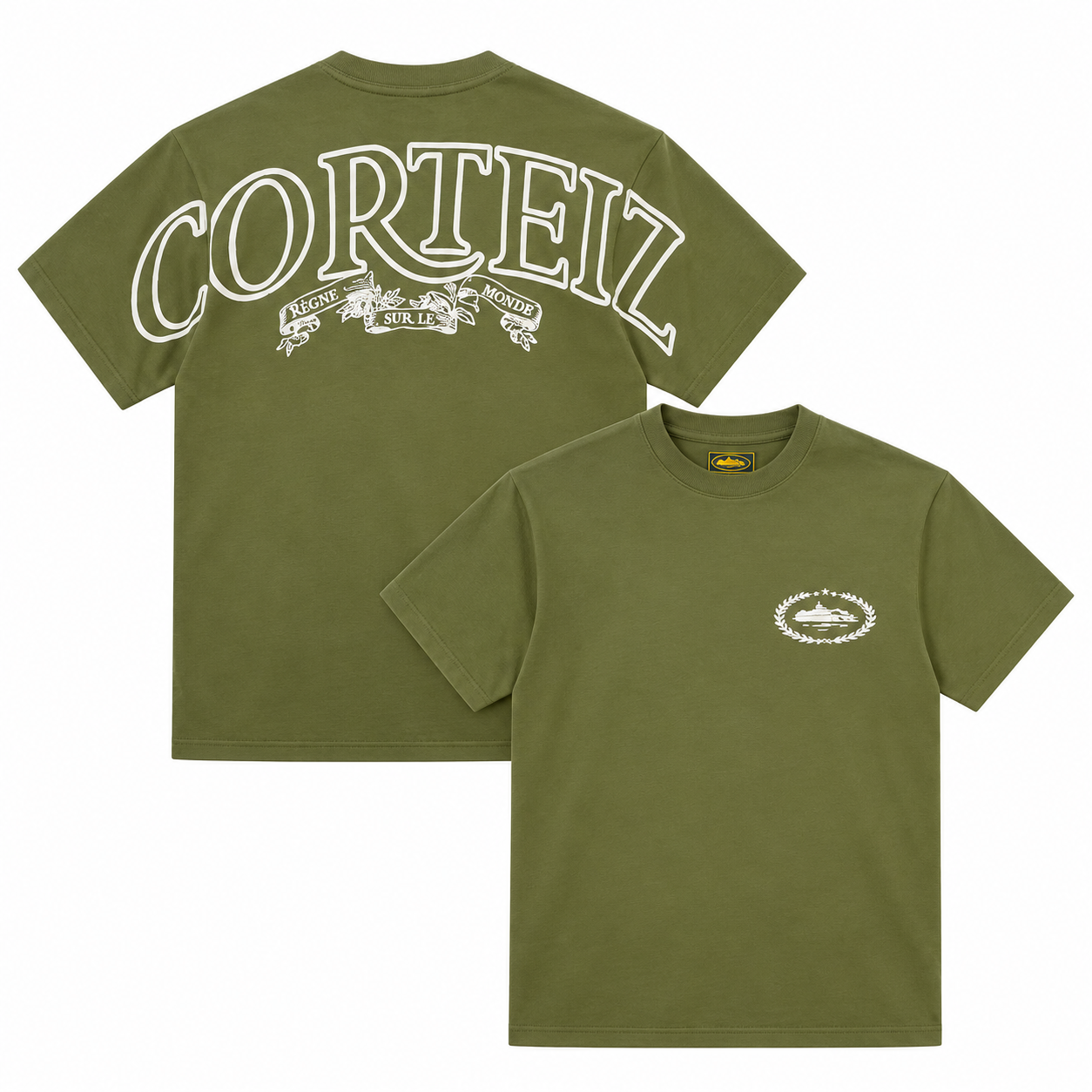Camiseta Corteiz Royale Verde Oliva Camiseta Corteiz Royale Verde Oliva