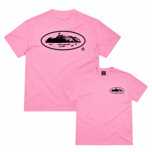 Camiseta Corteiz OG Island Rosa