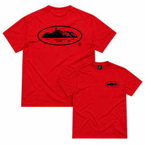 Camiseta Corteiz OG Island Roja