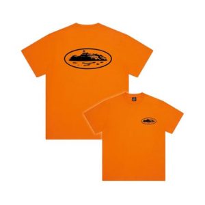 Camiseta Corteiz OG Island Naranja